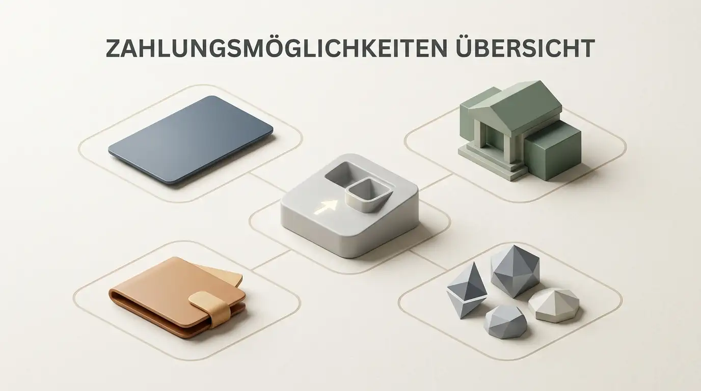 Zahlungsmöglichkeiten bei Pribet mit Karten, Bankzahlungen, E-Wallets und Kryptowährungen